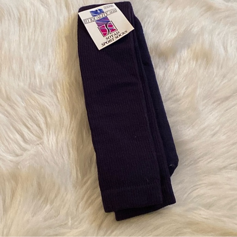 Sports Socks Adult Size 10-13 Black